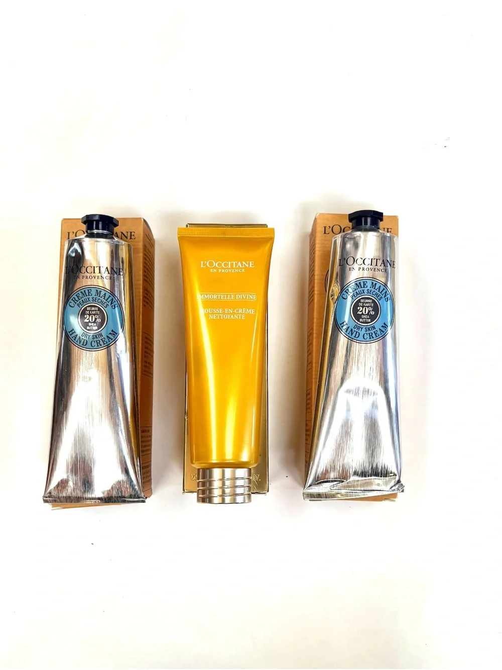 L'OCCITANE Shea Hand Creams & Foaming Cleansing Cream Set